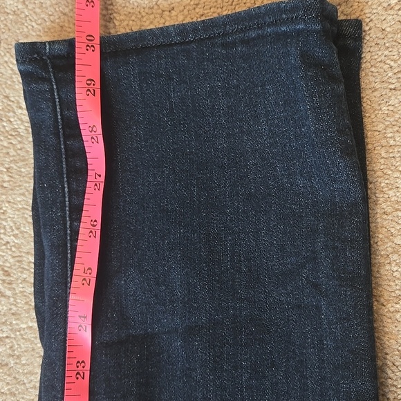 DKNY Jeans Women's Straight Leg Dark Blue Jeans Size 10x30 - Picture 8 of 10